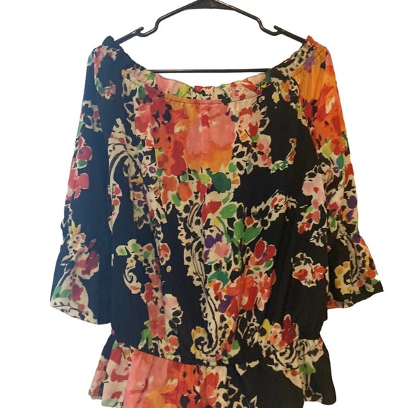 Lauren Ralph Lauren Orditsy Floral Blouse - Size M - Picture 3 of 7